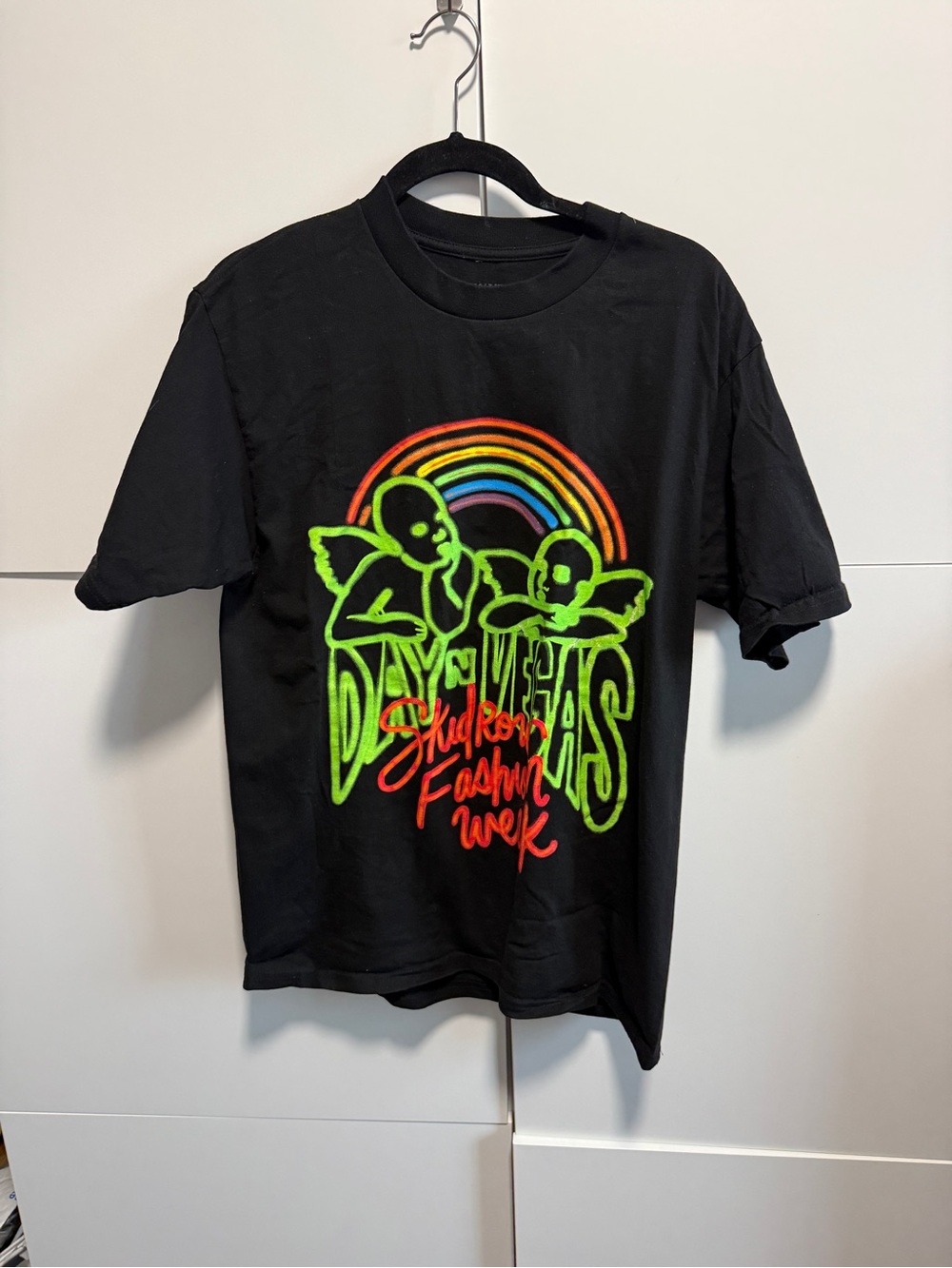 Day N Vegas "Skid Row Fashion Week" Graphic Tee — Black (Size L)